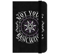 Grindstore Not Your Basic Witch Mini Notebook Black 6.5x10cm