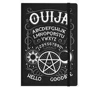Grindstore Ouija Spirit Board A5 Hard Cover Notebook Black 14 x 21cm