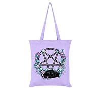 Grindstore Pentagram Familiar Tote Bag Lilac 38x42cm