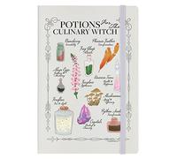 Grindstore Potions For The Culinary Witch A5 Hard Cover Notebook Cream 14x21cm