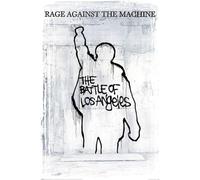 Grindstore Rage Against the Machine Framed Poster - The Battle for Los Angeles - Black Gloss Frame - Wall Art Decor for Living Room, Bedroom, Home or Office Display