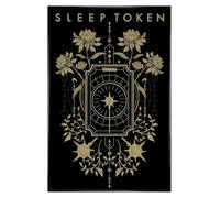 Grindstore Sleep Token (Caramel) Maxi Poster - Black Gloss Framed - Framed Poster Print, Wall Decor/Art, Home Gift Idea, For Living Room, Bedroom, Home or Office Display