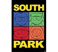 Grindstore South Park Block Colour Maxi Poster - Laminated Large Wall Art Print, Wall Decor, Home Office Classroom Decoration, Gift Idea, Decorative Print 91.5x61cm