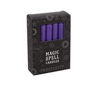 Pack of 12 Small Magic Spell Candles - Purple