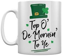 Grindstore St Patrick's Day Top O' De Mornin' to Ye White Tea or Coffee Mug