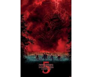 Grindstore Stranger Things Maxi Poster - Vecna Sky - Laminated Large Wall Art Print 91.5x61cm - Wall Decor for Home, Office, Classroom - Decorative Print Gift Idea