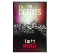 Grindstore The Beatles Get Back Maxi Poster - Black Gloss Framed