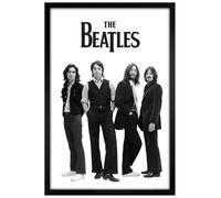 Grindstore The Beatles Title Maxi Poster - Black Wooden Framed