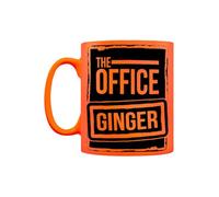 Grindstore The Office Ginger Orange Neon Ceramic Mug, Rude Gift, Birthday Present, Funny Gift, Drinkware, Present for Him or Her