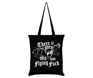 Grindstore There It Goes My Last Flying Fuck Black Tote Bag