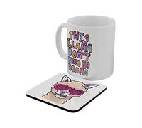 Grindstore This Llama Don't Need No Drama Mug for Tea or Coffee and Coaster Set