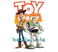 Grindstore Toy Story Woody 'n' Buzz Maxi Poster - Laminated Large Wall Art Print, Wall Decor for Home Office Classroom, Gift Idea, Decorative Print 91.5x61cm