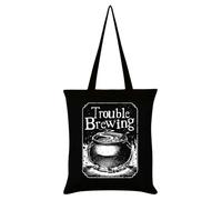 Grindstore Trouble Brewing Black Tote Bag