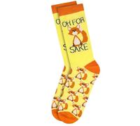 Grindstore Twisted Soles Oh For Fox Sake Novelty Adult Socks (1 Pair) Size UK 8-12