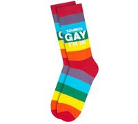 Grindstore Twisted Soles Sounds Gay I'm In Novelty Adult Socks (1 Pair) Size UK 8-12