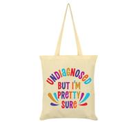 Grindstore Undiagnosed But I'm Pretty Sure Cream Tote Bag