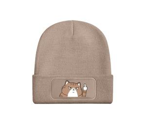 Grindstore What The Fluff Cream Beanie Hat