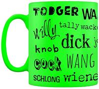 Grindstore Willy Synonyms Neon Mug Green