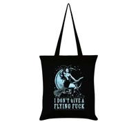 Grindstore Witch Please I Don't Give A Flying F*ck Black Tote Bag