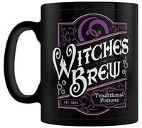 Grindstore Witches Brew Traditional Potions Panel Mug, Black, Ceramic
