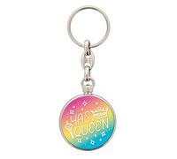 Grindstore Yas Queen Circular Keyring 3.5 x 3.5cm