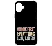 Grindz First Hawaiian Pidgin Hawaii Creole English Aloha Case for iPhone 16 Plus