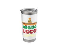 Gringo Loco Funny Cinco De Mayo Stainless Steel Insulated Tumbler