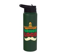 Gringo Loco Funny Cinco De Mayo Stainless Steel Insulated Water Bottle