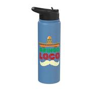 Gringo Loco Funny Cinco De Mayo Stainless Steel Insulated Water Bottle