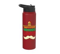 Gringo Loco Funny Cinco De Mayo Stainless Steel Insulated Water Bottle