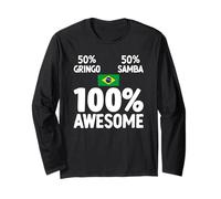 Gringo Samba Brazilian Brasil Culture Pride Brazil Heritage Long Sleeve T-Shirt