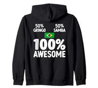 Gringo Samba Brazilian Brasil Culture Pride Brazil Heritage Zip Hoodie
