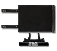 Grinning Gargoyle - DnD Portable Dice Scroll - Dice Storage Accessory - Scroll Rolling Trays - PU Leather Dice Tray Scroll Dice Bag - Rolling Mat Holds 12 Dice Set - TTRPG RPG MTG (Black)