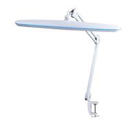 Grinning Gargoyle - LED Super Bright Dimmable Craft Task Lamp - Hands Free Adjustable Eye Protection 30W Light - 4 Level Brightness Includes Table Clamp and Swing Arm for Work Study Home Office Hobby
