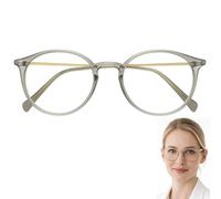 Grion Classic Jet Black Blue Light Blocking Glasses - Work-from-Home Office Minimalist Unisex Everyday Tech Style - Smart Casual Bookish Look Reading or Study Time on Screens (Frosted Clear Ash)