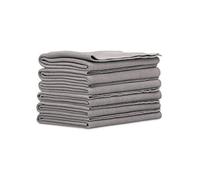 Griot's Garage 14902 Microfiber Edgeless Towels (Set of 6),Grey,16" x 16"