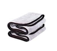 Griot's Garage 55586 PFM Terry Weave Towel, 16" x 16", Grey (Set of 2)