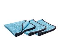 Griot's Garage PFM Crinkle Glass Towels for Car Detailing, Streak-Free Cleaning for Windows, Windshield, Mirrors, and More, 16" x 16", 55583, Set of 3