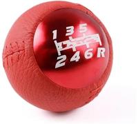 Griozzyi Car Gear knob for Civic for Accord EK9 EP3 FN2 DC2 DC5 S2000 FD2 5/6 for Speed M10x1.5 Car Gear Shift Knob(6 Speed red)