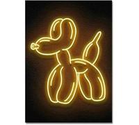 Griozzyi Neon Sign Posters and Decorative Arts for Canvas Painting Representing a Balloon Dog, for Modern Bathroom 30x40cm(8)