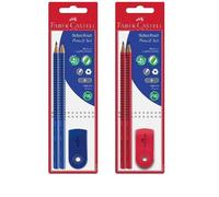 Grip 2001 Graphite Pencil Set 2Pcs + Eraser Mix Top Quality
