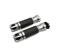 Grip 2019 CNC Aluminum 7/8" Motorcycle Handle Grips Bar Moto Handlebar Grip For BMW C400GT C600 C650 C650GT Sport F650GS F700GS F800R handlebar end(Silver)