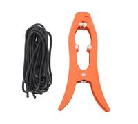 Grip Anchor Stainless Steel Toothed Claw Anchor Clamp, Kayak Canoe Anchor for Secure Mooring, Heavy Duty Boat Tie Down Clamp with Rope for Docking on Piers or Debris