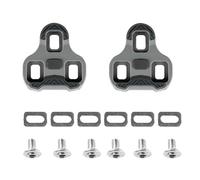 Grip Bicycle Cleats Compatible with Look KEO Pedals, Non-Slip TPU Surface in Grey 4.5°/Red 9°/Black 0°, High-Quality MTB & Road Bike Cleats for Optimised Power Transmission and Grip