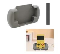 Grip Case for Anbernic RG34XXSP Handheld Console Non-Slip Handle Ergonomic Comfortable Grip Reduces Fatigue Game Accessories (Gray)