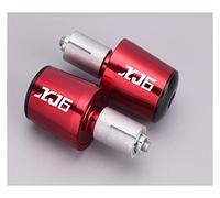 Grip CNC Motorcycle Handle Bar End Weight Handlebar Grips Cap Anti Vibration Silder Plug For XJ6 N / XJ6 DIVERSION Accessories handlebar end(Rood)