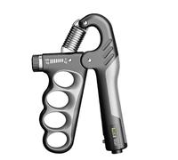 Grip Exerciser Hand Strengthener,Adjustable Grip Exerciser with Counter, Forearm Strengthener with Stainless Steel Spring, Non-Slip Gripper for Strong Muscle Wrists Fingers Men Women