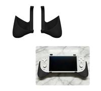 Grip Handle for Retroid Pocket 5, Ergonomic Clip-on Hand Grips, Lightweight PLA, Comfortable Gaming Accessory for Handheld Console，White (Black)