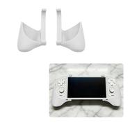 Grip Handle for Retroid Pocket 5, Ergonomic Clip-on Hand Grips, Lightweight PLA, Comfortable Gaming Accessory for Handheld Console，White (White)