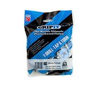 GRIP IT 2015, Worlds Ultimate Plasterboard Fixing Blue 25mm 25 Pack with M8 x 30mm Bolts: FREE DELIVERY